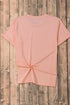 Novelty Crawfish Bow Graphic Print Short Sleeve Shirt