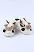 Novelty Farm Animal Plush Fleece Slip On Slippers