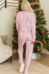 Nutcracker And Tree Print Long Sleeve Lounge Set