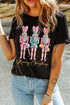 Nutcracker Graphic Print Short Sleeve Crewneck Tee