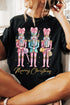 Nutcracker Graphic Print Short Sleeve Crewneck Tee