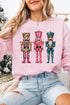 Nutcracker Trio Graphic Print Crew Neck Sweatshirt