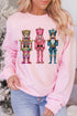 Nutcracker Trio Graphic Print Crew Neck Sweatshirt
