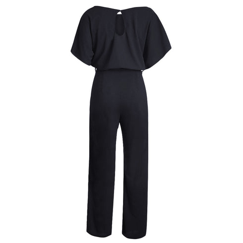 Oh So Glam Belted Wide Leg Jumpsuit