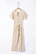 Oh So Glam Belted Wide Leg Jumpsuit