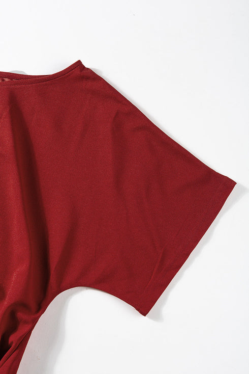 Oh So Glam Belted Wide Leg Jumpsuit