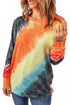 Ombre Tie-Dye Long Sleeve Top