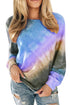 Ombre Tie-Dye Long Sleeve Top