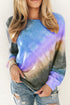 Ombre Tie-Dye Long Sleeve Top