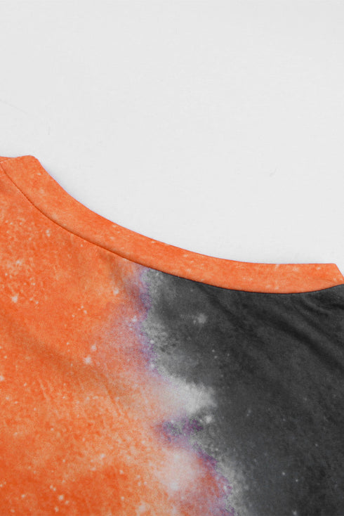 Ombre Tie-Dye Long Sleeve Top