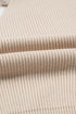 Open Back Bow Tie Ribbed Knit Sweater