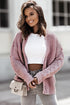 Open Front Chunky Knit Cardigan