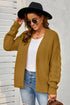Open Front Chunky Knit Cardigan