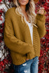 Open Front Chunky Knit Cardigan