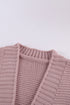 Open Front Chunky Knit Cardigan