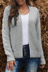 Open Front Chunky Knit Cardigan