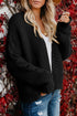 Open Front Chunky Knit Cardigan