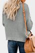 Open Front Chunky Knit Cardigan
