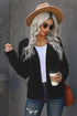 Open Front Chunky Knit Cardigan