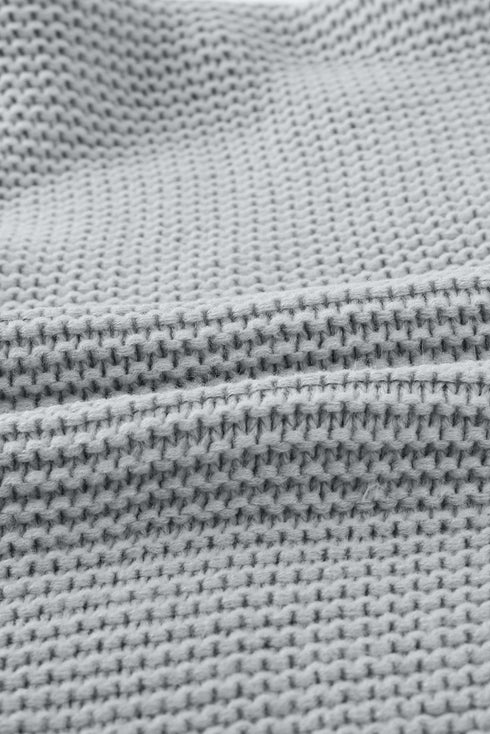 Open Front Chunky Knit Cardigan