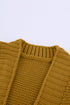 Open Front Chunky Knit Cardigan