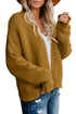 Open Front Chunky Knit Cardigan