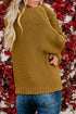 Open Front Chunky Knit Cardigan