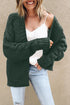 Open Front Chunky Knit Cardigan