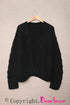Open Front Chunky Knit Cardigan