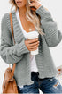 Open Front Chunky Knit Cardigan