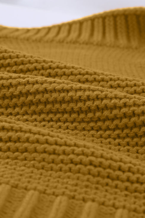 Open Front Chunky Knit Cardigan