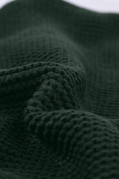 Open Front Chunky Knit Cardigan