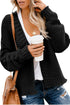 Open Front Chunky Knit Cardigan