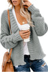 Open Front Chunky Knit Cardigan