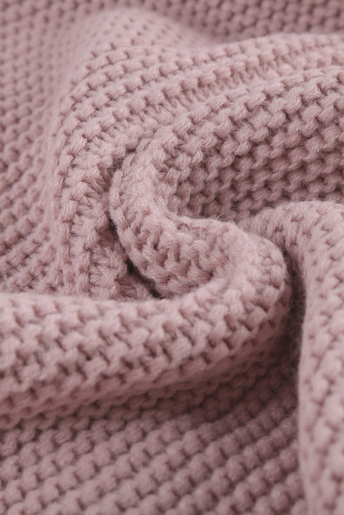 Open Front Chunky Knit Cardigan