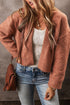 Open Front Drop Shoulder Ribbed Knit Cardigan