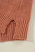 Open Front Drop Shoulder Ribbed Knit Cardigan