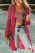 Open Front Pointelle Cardigan
