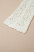 Open Knit Texture Long Sleeve Resort Cover Up Cardigan