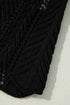 Open Stitch Textured Long Sleeve Knit Cardigan