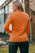 Orange Fall Is In The Air Printed Pullover Long Sleeve Top