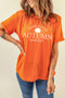Orange Farm Fresh Autumn Harvest Short Sleeve T Shirt