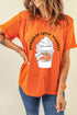 Orange Pumpkin Spice Weather Graphic Tee