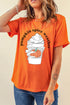 Orange Pumpkin Spice Weather Graphic Tee