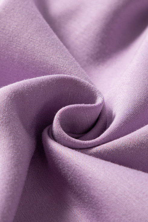 Orchid Bouquet Short Sleeve Zipper Collared Elastic High Waist Romper