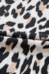 Oversized Animal Print High Low Button Down Shirt