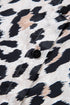 Oversized Animal Print High Low Button Down Shirt