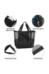 Oversized Breathable Mesh Multi Pocket Vacation Tote