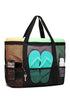 Oversized Breathable Mesh Multi Pocket Vacation Tote