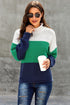 Oversized Chunky Batwing Long Sleeve Turtleneck Sweater